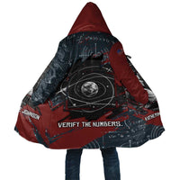 Katherine Johnson Cloak with Chalkboard Math Scene, Verify the Numbers Quote and Space Orbit - Wonder Print Shop