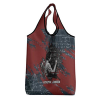 Katherine Johnson Grocery Bag with Chalkboard Math Scene, Verify the Numbers Quote and Space Orbit - Wonder Print Shop