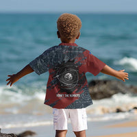 Katherine Johnson Kid Hawaiian Shirt with Chalkboard Math Scene, Verify the Numbers Quote and Space Orbit - Wonder Print Shop