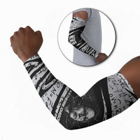 Katherine Johnson Arm Sleeves with Orbital Space Portrait, Historic NASA Launch Dates and Physics - Wonder Print Shop
