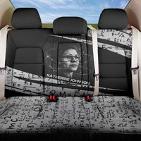 Katherine Johnson Back Car Seat Cover with Orbital Space Portrait, Historic NASA Launch Dates and Physics - Wonder Print Shop