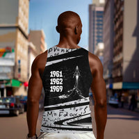 Katherine Johnson Men Tank Top with Orbital Space Portrait, Historic NASA Launch Dates and Physics - Wonder Print Shop