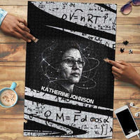 Katherine Johnson Puzzle with Orbital Space Portrait, Historic NASA Launch Dates and Physics - Wonder Print Shop