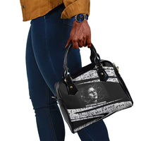 Katherine Johnson Shoulder Handbag with Orbital Space Portrait, Historic NASA Launch Dates and Physics - Wonder Print Shop