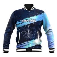 Katherine Johnson Baseball Jacket with Galaxy Background, Hidden No More Quote and Rocket Brain Equation - Wonder Print Shop