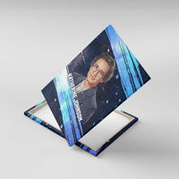 Katherine Johnson Canvas Wall Art with Galaxy Background, Hidden No More Quote and Rocket Brain Equation - Wonder Print Shop