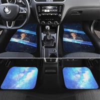 Katherine Johnson Car Mats with Galaxy Background, Hidden No More Quote and Rocket Brain Equation - Wonder Print Shop