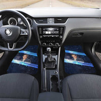 Katherine Johnson Car Mats with Galaxy Background, Hidden No More Quote and Rocket Brain Equation - Wonder Print Shop