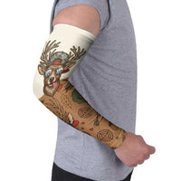 Valentine Buck Arm Sleeves with Camo Cap and XOXO Pattern Retro Hunting