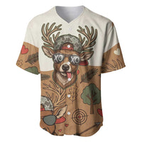 Valentine Buck Baseball Jersey with Camo Cap and XOXO Pattern Retro Hunting
