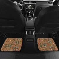 Valentine Buck Car Mats with Camo Cap and XOXO Pattern Retro Hunting