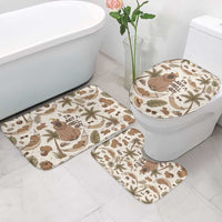 Chill Capybara Vibes Bathroom Set with Hammock and Coconut Tropical Relaxed Style