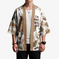 Chill Capybara Vibes Kimono with Hammock and Coconut Tropical Relaxed Style