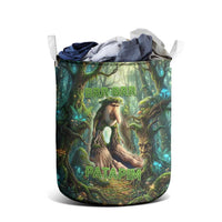 Brr Brr Patapim Laundry Basket Glowing Heart and Magical Tree Roots in Enchanted Woods