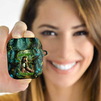 Brr Brr Patapim AirPods Case Glowing Heart and Magical Tree Roots in Enchanted Woods