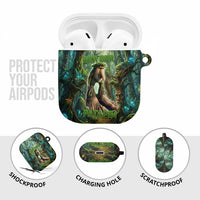 Brr Brr Patapim AirPods Case Glowing Heart and Magical Tree Roots in Enchanted Woods