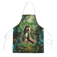 Brr Brr Patapim Apron Glowing Heart and Magical Tree Roots in Enchanted Woods