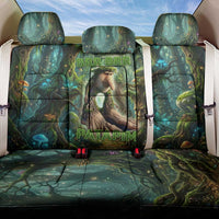 Brr Brr Patapim Back Car Seat Cover Glowing Heart and Magical Tree Roots in Enchanted Woods