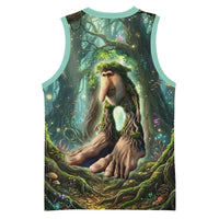 Brr Brr Patapim Basketball Jersey Glowing Heart and Magical Tree Roots in Enchanted Woods