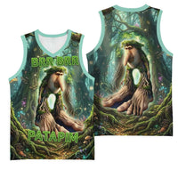 Brr Brr Patapim Basketball Jersey Glowing Heart and Magical Tree Roots in Enchanted Woods