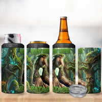 Brr Brr Patapim 4 in 1 Can Cooler Tumbler Glowing Heart and Magical Tree Roots in Enchanted Woods