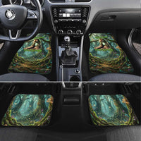 Brr Brr Patapim Car Mats Glowing Heart and Magical Tree Roots in Enchanted Woods