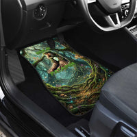 Brr Brr Patapim Car Mats Glowing Heart and Magical Tree Roots in Enchanted Woods
