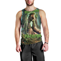 Brr Brr Patapim Men Tank Top Glowing Heart and Magical Tree Roots in Enchanted Woods