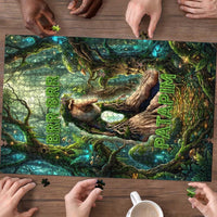 Brr Brr Patapim Puzzle Glowing Heart and Magical Tree Roots in Enchanted Woods
