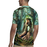 Brr Brr Patapim Rugby Jersey Glowing Heart and Magical Tree Roots in Enchanted Woods