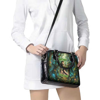 Brr Brr Patapim Shoulder Handbag Glowing Heart and Magical Tree Roots in Enchanted Woods