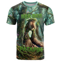 Brr Brr Patapim T Shirt Glowing Heart and Magical Tree Roots in Enchanted Woods