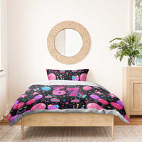 7th Birthday Girl Bedding Set with Cake Balloons Confetti and I Was 6 Now I'm 7