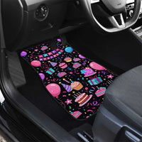 7th Birthday Girl Car Mats with Cake Balloons Confetti and I Was 6 Now I'm 7