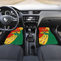 Bolivia Flag Color Car Mats with National Crest, Andean Pattern and Condor Graphic