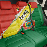 Bolivia Vamos La Verde Back Car Seat Cover with Flag Colors and National Football Crest