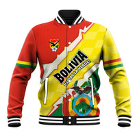 Bolivia Vamos La Verde Baseball Jacket with Flag Colors and National Football Crest