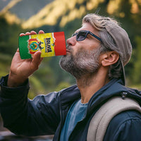 Bolivia Vamos La Verde 4 in 1 Can Cooler Tumbler with Flag Colors and National Football Crest