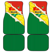 Bolivia Vamos La Verde Car Mats with Flag Colors and National Football Crest