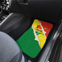 Bolivia Vamos La Verde Car Mats with Flag Colors and National Football Crest
