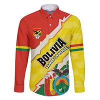 Bolivia Vamos La Verde Family Matching Mermaid Dress and Hawaiian Shirt with Flag Colors and National Football Crest