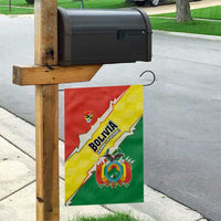 Bolivia Vamos La Verde Garden Flag with Flag Colors and National Football Crest