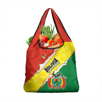 Bolivia Vamos La Verde Grocery Bag with Flag Colors and National Football Crest