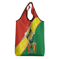 Bolivia Vamos La Verde Grocery Bag with Flag Colors and National Football Crest