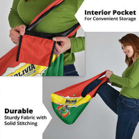 Bolivia Vamos La Verde Grocery Bag with Flag Colors and National Football Crest