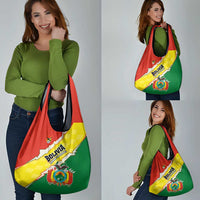 Bolivia Vamos La Verde Grocery Bag with Flag Colors and National Football Crest