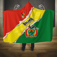 Bolivia Vamos La Verde Hooded Blanket with Flag Colors and National Football Crest