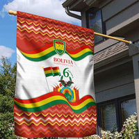 Bolivia Independence Day Garden Flag with Flag Colors and August 6 Celebration Design