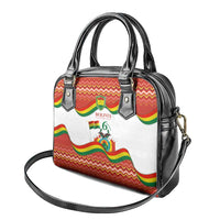 Bolivia Independence Day Shoulder Handbag with Flag Colors and August 6 Celebration Design