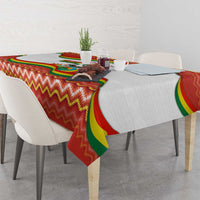 Bolivia Independence Day Tablecloth with Flag Colors and August 6 Celebration Design